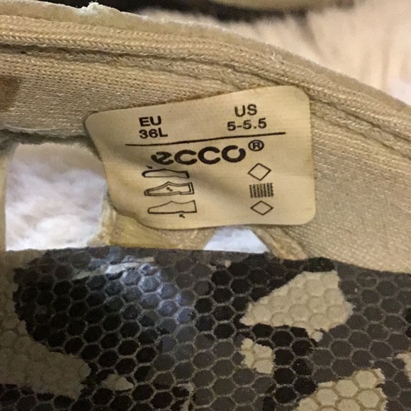 ECCO Slip On Water Flip Flop Shoes size 36 - Picture 8 of 16